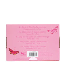 Load image into Gallery viewer, Butterfly Clip-On Decorations - Set of 4

