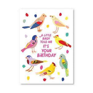 Happy Birthday Birdies Postcard (12292)