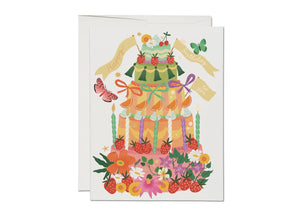 Whimsical Cake - Birthday Card