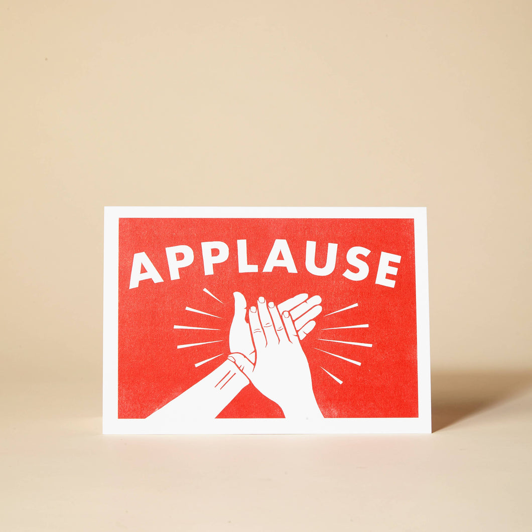 APPLAUSE Greeting Card