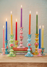 Load image into Gallery viewer, Chrysanthemum XL Hand Painted Candlestick
