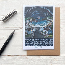 Load image into Gallery viewer, Driftwood Design Greeting Card - Sea Fever

