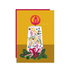 Load image into Gallery viewer, Candle Dove Christmas Card by Hutch Cassidy
