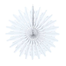 Load image into Gallery viewer, Mini Paper Fan 20cm - White
