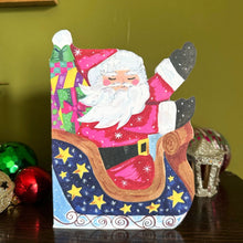 Load image into Gallery viewer, Christmas Card - Magic Santa Sleigh by Hutch Cassidy

