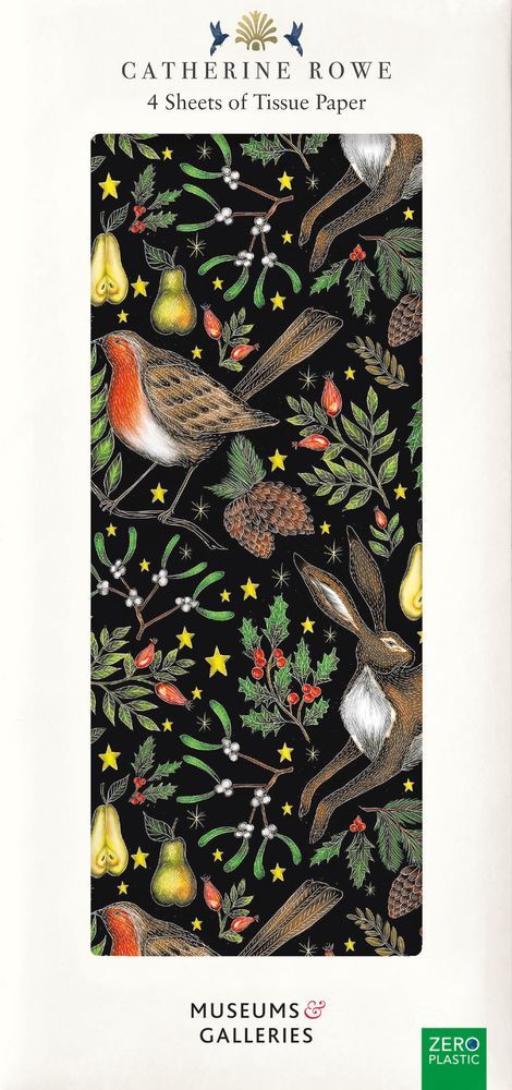 Christmas Tissue Paper - Christmas Garden by Catherine Rowe