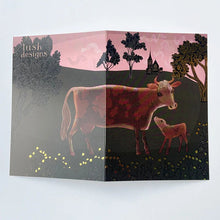 Load image into Gallery viewer, Cow Greeting Card by Lush Designs
