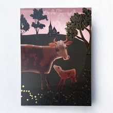 Load image into Gallery viewer, Cow Greeting Card by Lush Designs

