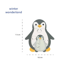 Load image into Gallery viewer, Penguins Wooden Puzzle
