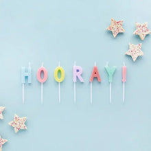 Load image into Gallery viewer, Pastel 'Hooray' Candles
