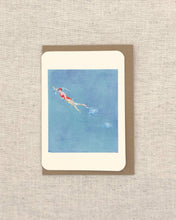 Load image into Gallery viewer, Oldfield Design Greetings Card - Swatch Solo Swimmer
