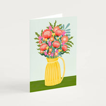 Load image into Gallery viewer, Maz Leyden Greeting Card - Flower in Vase 3
