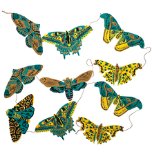Load image into Gallery viewer, East End Press Sewn Garland - Moths

