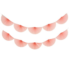 Load image into Gallery viewer, Pink Fan Garland 2M

