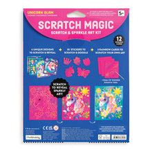 Load image into Gallery viewer, Unicorn Glam Scratch &amp; Sparkle Art Activity Kit
