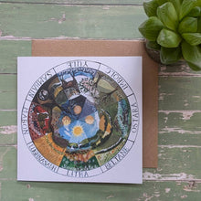 Load image into Gallery viewer, Driftwood Design Square Greetings Card - Wheel of the Year
