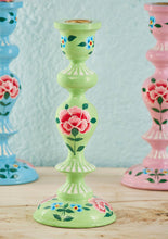 Load image into Gallery viewer, Chrysanthemum XL Hand Painted Candlestick
