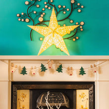 Load image into Gallery viewer, Paper Star Lantern - Lace Natural Stone
