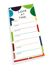 Load image into Gallery viewer, David Shrigley Weekly Planner - Look At This
