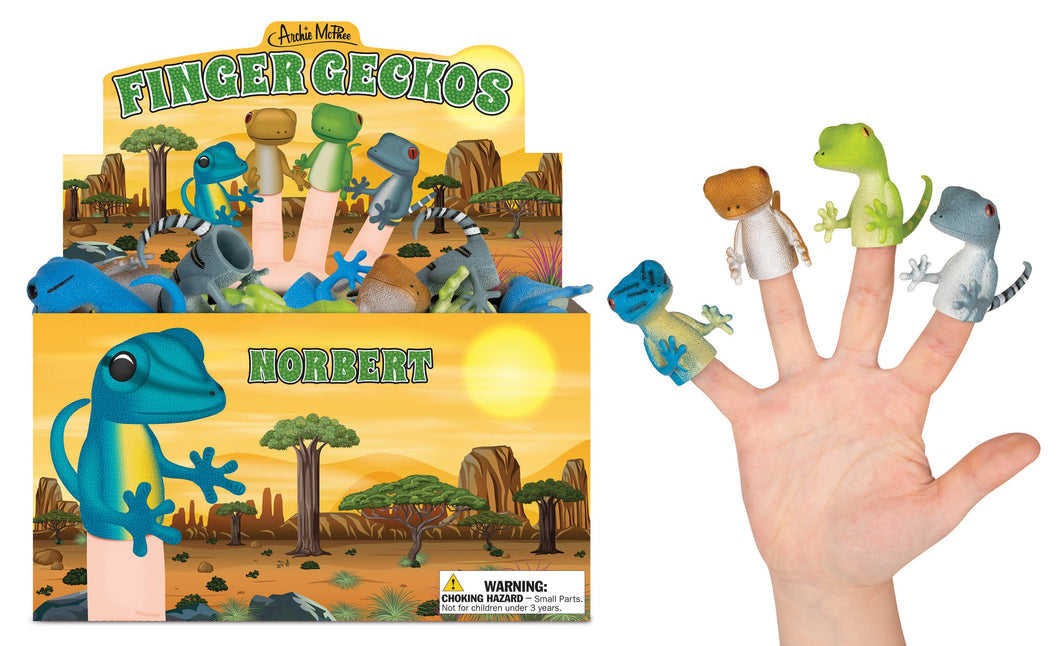 FINGER PUPPET - FINGER GECKOS