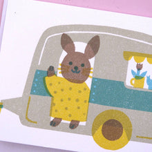 Load image into Gallery viewer, A7 Mini Greeting Card - Caravan
