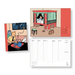 Tintin Desk Diary 2025