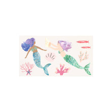 Load image into Gallery viewer, Mermaid Large Temporary Tattoos
