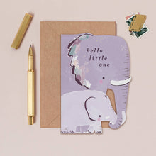 Load image into Gallery viewer, Elephant New Baby Card | New Parent Card | Baby Cards
