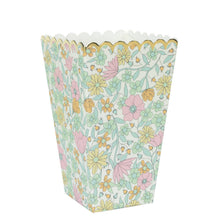 Load image into Gallery viewer, Popcorn Boxes Set Of 8 - Floral Gold
