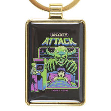 Load image into Gallery viewer, Anxiety Attack Keyring by Steven Rhodes
