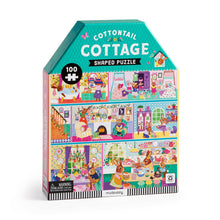 Load image into Gallery viewer, Cottontail Cottage 100 Piece House-shaped Puzzle (Jigsaw Products)
