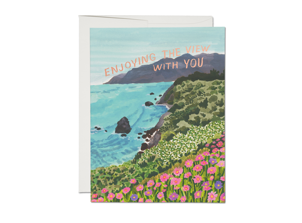 Enjoying the View - Greetings Card