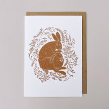 Load image into Gallery viewer, Greetings Card - A Winter's Sleep - Hare
