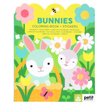 Load image into Gallery viewer, Bunnies Coloring Book + Stickers
