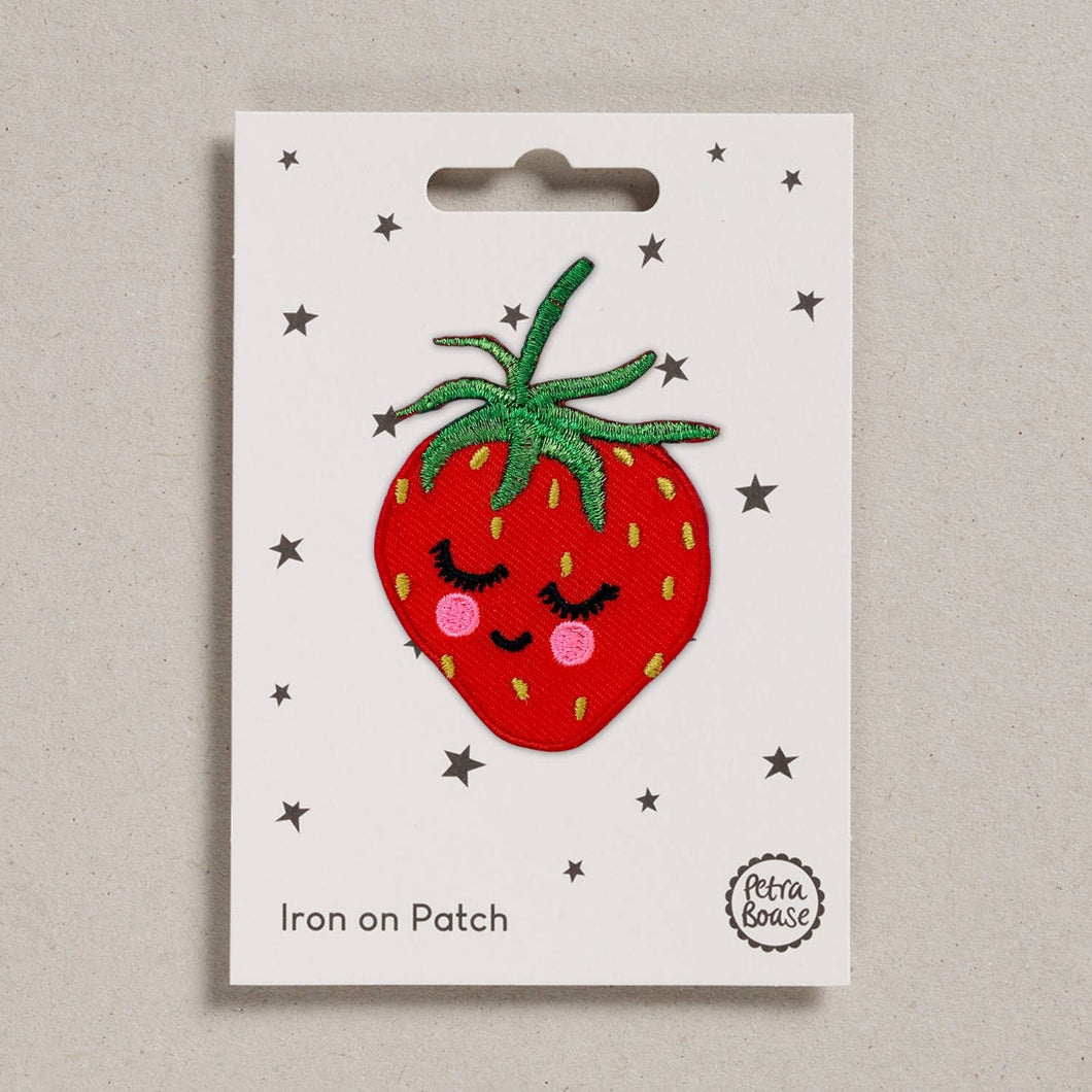 Iron on Patch  - Strawberry by Petra Boase