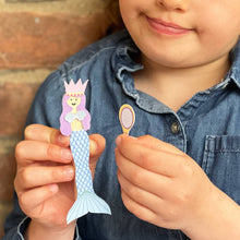 Load image into Gallery viewer, Make Your Own Mermaid Peg Doll
