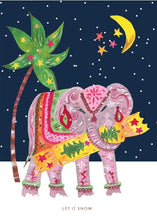 Load image into Gallery viewer, Elephant In the Snow Christmas Card by Hutch Cassidy
