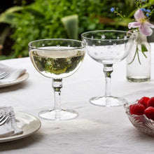 Load image into Gallery viewer, Etched Star Coupe Cocktail Glasses - Set of 2 - 200ml
