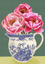 Load image into Gallery viewer, Greeting Card - Peonies In Flora Jug
