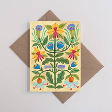 Load image into Gallery viewer, Cream Floral Arrangement | Everyday greetings card | Autumn
