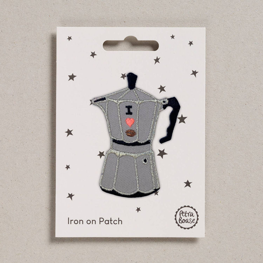 Iron on Patch  - Moka Pot- Petra Boase