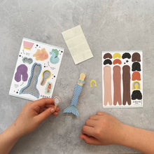 Load image into Gallery viewer, Make Your Own Mermaid Peg Doll

