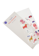 Load image into Gallery viewer, Dogs Crystal Hologram Clear Stickers
