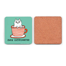 Load image into Gallery viewer, Gemma Correll - Over Catffeinated Coaster
