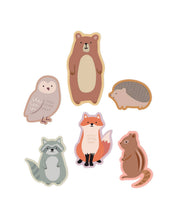 Load image into Gallery viewer, Forest Animals Flake Stickers
