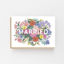 Load image into Gallery viewer, Wedding Card - Floral Married
