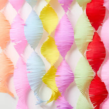 Load image into Gallery viewer, Bright Banquet Crepe Streamers - Pack of 8
