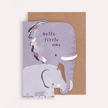 Load image into Gallery viewer, Elephant New Baby Card | New Parent Card | Baby Cards
