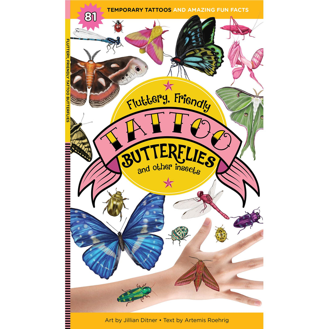 Fluttery, Friendly Tattoo Butterflies and Other Insects