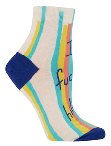 Fucking Hilarious Women’s Ankle Socks by Blue Q